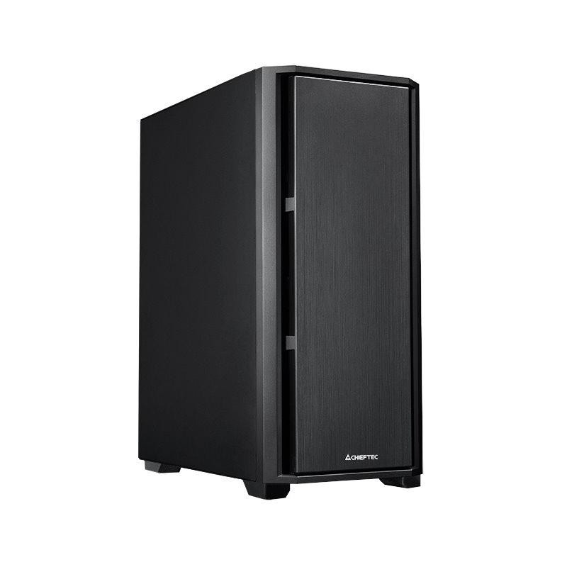 CHIEFTEC Pro Midi Q / ATX / 120mm fan / 2xUSB 2.0 / USB 3.0 / USB-C / černá