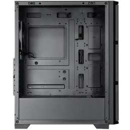 CHIEFTEC Pro Midi Q / ATX / 120mm fan / 2xUSB 2.0 / USB 3.0 / USB-C / tvrzené sklo / černá