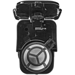 NEDIS Butler kávovar/ na jeden šálek/ dvoustěnný cestovní hrnek/ objem 0,4 l/ černý