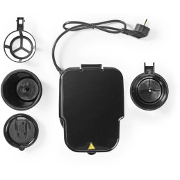 NEDIS Butler kávovar/ na jeden šálek/ dvoustěnný cestovní hrnek/ objem 0,4 l/ černý