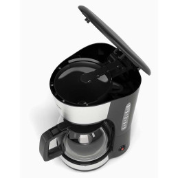 NEDIS Butler kávovar/ na deset šálků/ objem 1,25 l/ automatické vypnutí/ nerezová ocel/ černý