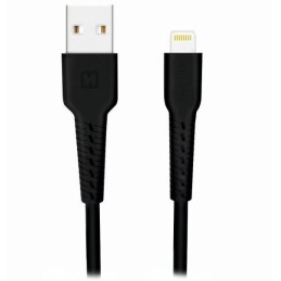 Swissten datový kabelusb/lightning černý 1,2m  (eco balení)