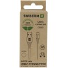 Kabel danych Swissten usb/usb-c biały 1,2 m (opakowanie ekologiczne)