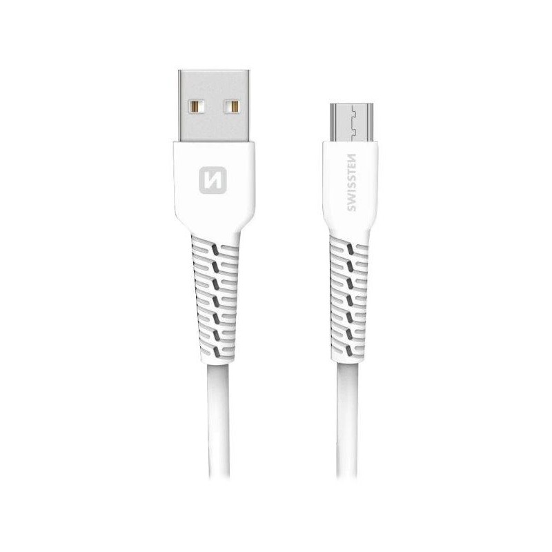 Swissten datový kabelusb/micro usb bílý 1,2m  (samoprodavač)