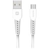 Swissten Datenkabel USB/Micro USB weiß 1,2m (SB)