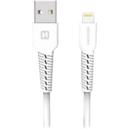 Swissten datový kabelusb/lightning bílý 1,2m  (samoprodavač)