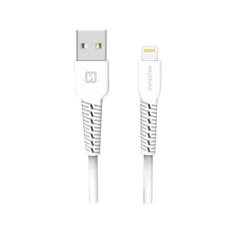 Swissten datový kabelusb/lightning bílý 1,2m  (samoprodavač)