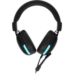Krux headset Crave ARGB / drátový / 3,5mm jack / USB / ARGB podsvícení sluchátek / černý