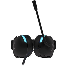 Krux headset Crave ARGB / drátový / 3,5mm jack / USB / ARGB podsvícení sluchátek / černý