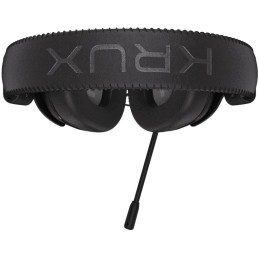 Krux headset Crave ARGB / drátový / 3,5mm jack / USB / ARGB podsvícení sluchátek / černý
