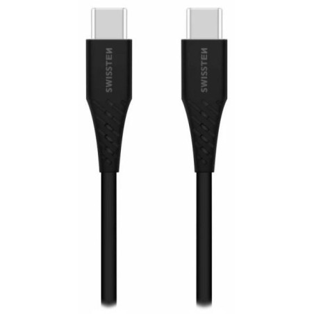 Swissten datový kabelusb-c/usb-c černý 1,2m  (eco balení)