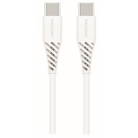 Swissten datový kabelusb-c/usb-c bílý 1,2m  (eco balení)