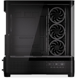 Endorfy skříň Aquarius 8000 Corona / ATX / 4x120mm ARGB fan / USB 3.0 / USB-C / panoramatická / zaoblené sklo / černá