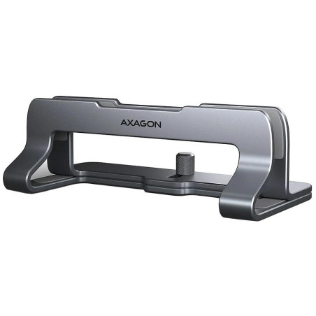 AXAGON vertikální stojan pro notebooky a tablety 10" - 17,3" / STND-VG /  Nastavitelný rozestup / šedý