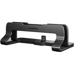 AXAGON vertikální stojan pro notebooky a tablety 10" - 17,3" / STND-VB /  Nastavitelný rozestup / černý
