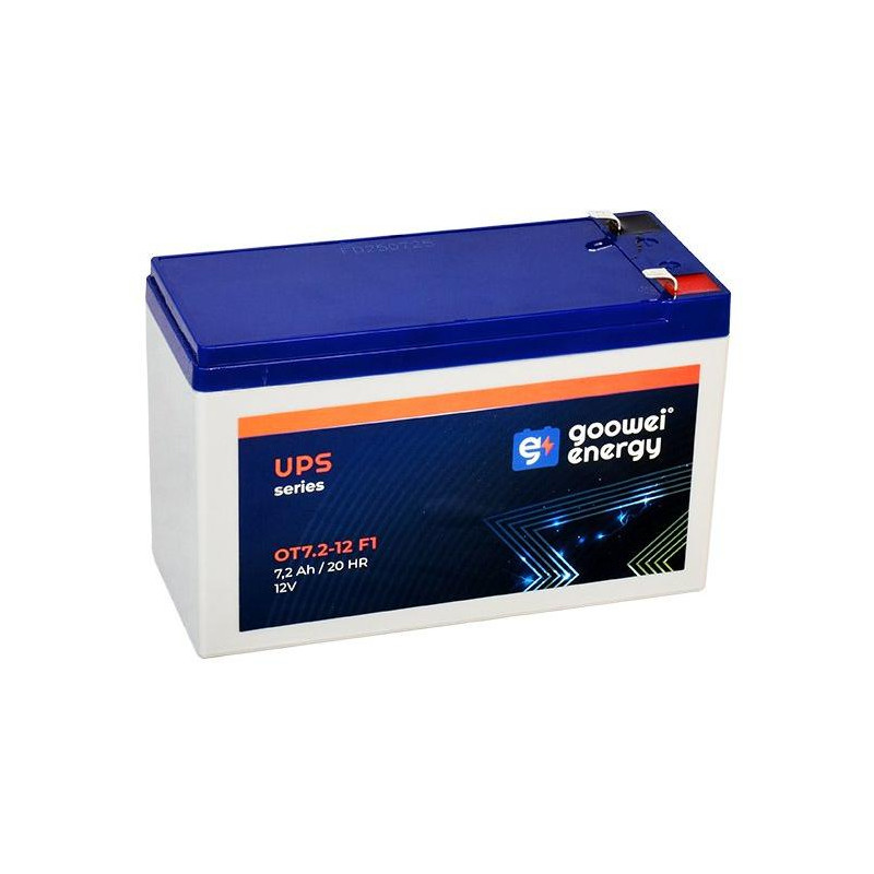 GOOWEI ENERGY Pb záložní akumulátor VRLA AGM 12V/7,2Ah (OT7.2-12 F1) Faston 4,7 mm