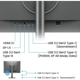 BENQ 28,2" IPS LED RD280UG 3840x2560 /350 nits/5ms/2000:1/120Hz/HDNI/DP/USB-C/Daisy Chain/repro