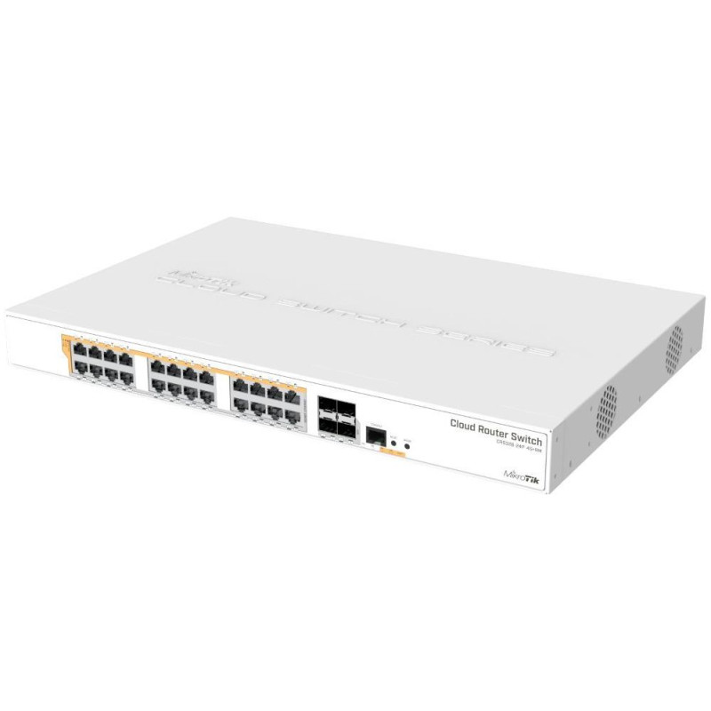 ROZBALENÉ - POUŽITÉ - ROZBALENÉ - POŠKOZENÝ OBAL - MikroTik Cloud Router Switch CRS328-24P-4S+RM, 800MHz CPU, 512MB, 24xG...