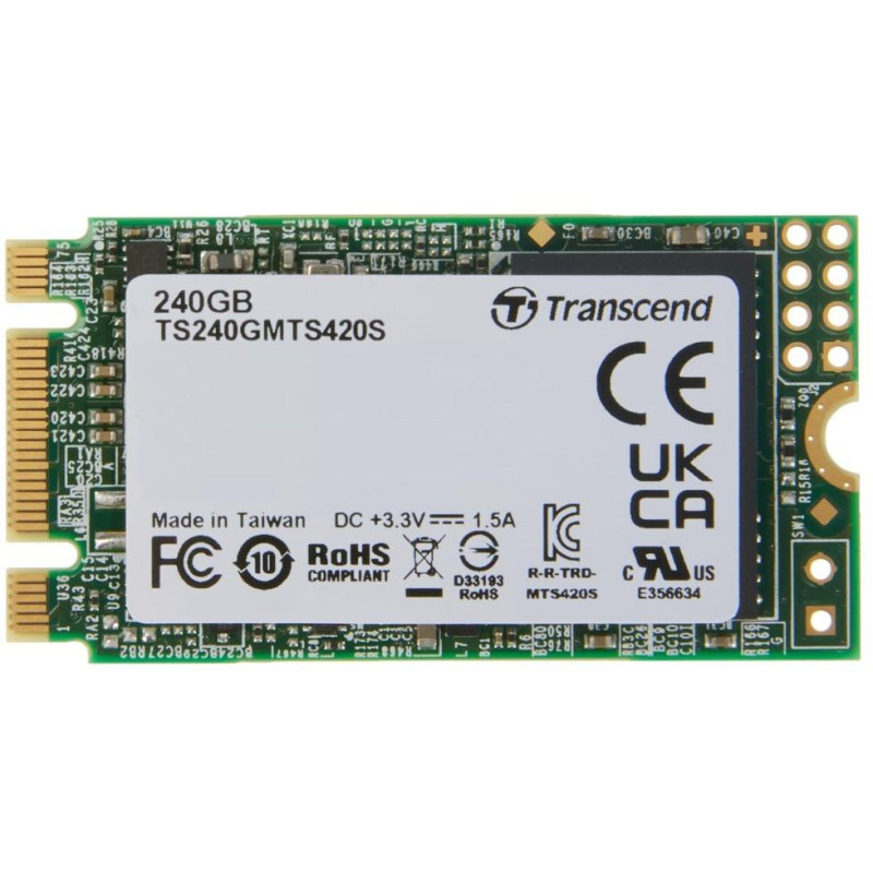 TRANSCEND 240GB M.2 2242 SSD SATA3 TLC
