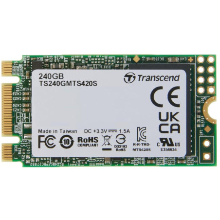 TRANSCEND 240GB M.2 2242 SSD SATA3 TLC