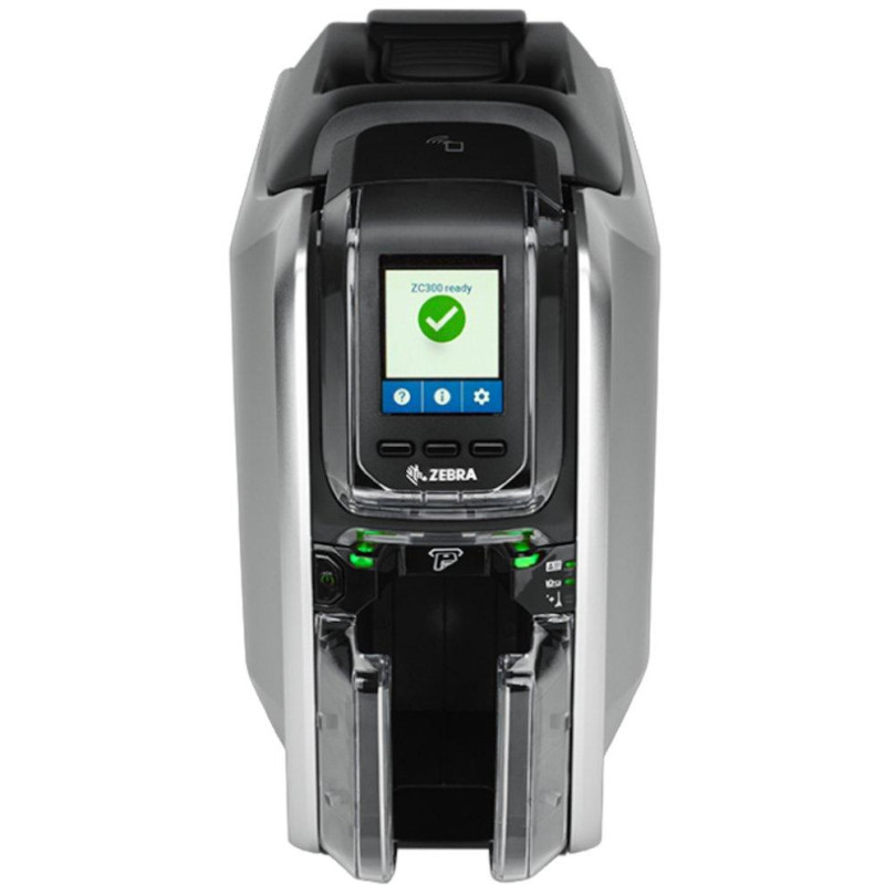 Zebra ZC300 Bundle / single sided / 12 dots/mm (300 dpi) / USB/Ethernet / display / CardStudio