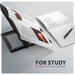 AXAGON stojan pro notebooky a tablety 10" - 17,3" / STND-LAG /  8 pozic / černý