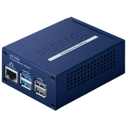 Planet AIS-1000 AI Surveillance Station, 8-ch IP camera RTSP video stream, 1TB SSD, 2xUSB 3.0, 2x USB 2.0, 1xGbE