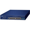 Planet GS-4210-8UP2X L2 switch, 8x1GbE PoE 802.3bt, 2x 10Gb SFP, Budget 240W, QoS