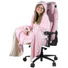 AROZZI Chair Blanket Pink/ univerzální hřejivá deka pro herní a kancelářské židle/ růžová