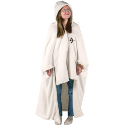 AROZZI Chair Blanket White/ univerzální hřejivá deka pro herní a kancelářské židle/ bílá