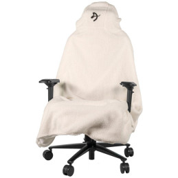 AROZZI Chair Blanket White/ univerzální hřejivá deka pro herní a kancelářské židle/ bílá