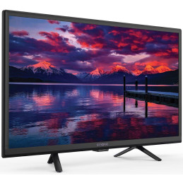 POŠKOZENÝ OBAL - STRONG LED TV 24"/ SRT24HE4023/ HD Ready/ 1366x768/ DVB-T2/C/S2/ H.265/HEVC/ 2x HDMI/ USB/ 12V/ černá/ F