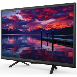 POŠKOZENÝ OBAL - STRONG LED TV 24"/ SRT24HE4023/ HD Ready/ 1366x768/ DVB-T2/C/S2/ H.265/HEVC/ 2x HDMI/ USB/ 12V/ černá/ F