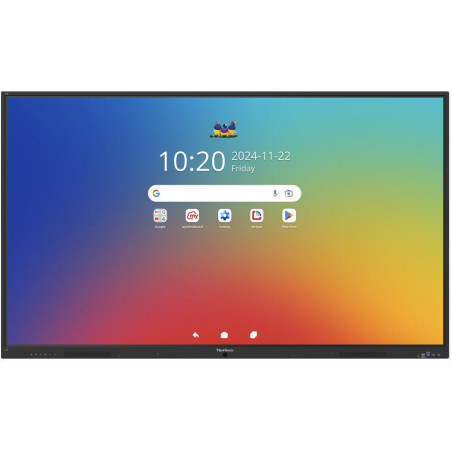 ViewSonic IFP 75"4K, Android 16 EDLA, 64 dotykov.bodů IR, 8G/128GB, HDMI,VGA,DP,,USB-A/B/C,RJ45,PIR sensor,2x20W speaker