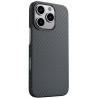 Swissten magcarbon case for apple iphone 16 pro max black