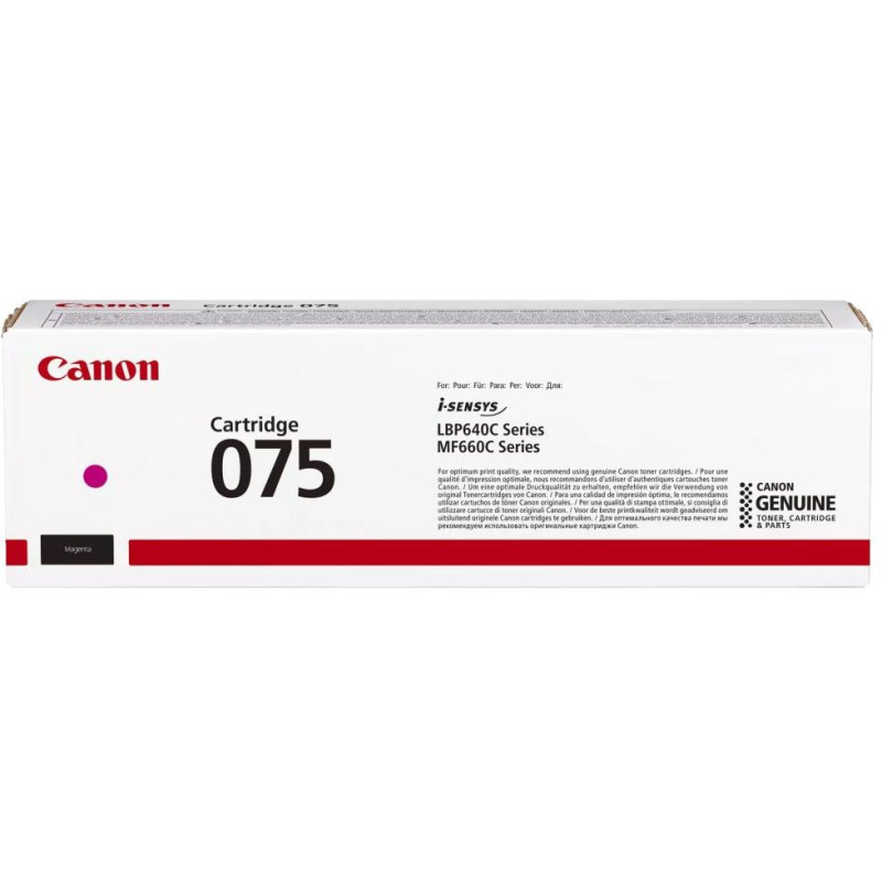 Canon TONER 075 M purpurová pro i-SENSYS LBP646Cdw, LBP647Cdw, MF664Cdw, MF667Cdw