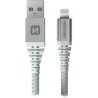 Kabel danych Swissten kevlar usb/lightning 1,5 m biały