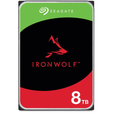 Seagate IronWolf 8TB HDD / ST8000VN004 / Interní 3,5" / 7200 rpm / SATA 6Gb/s / 256 MB
