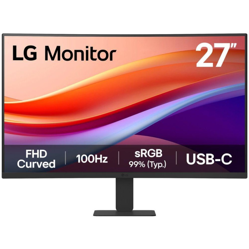 POŠKOZENÝ OBAL - LG monitor 27U421A-B 27" VA  1920x1080 / 16:9 /100Hz/ 250cdm / 5ms / USB-C 15W/ HDMI