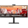 POŠKOZENÝ OBAL - LG monitor 34BA85QE IPS 34"  QHD zakřivený /3440x1440 /21:9/300 cd/m2/5ms/HDMI/DP/USB-C/60Hz/HDR10/ OnScreen ..