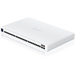 ROZBALENÉ - Ubiquiti UISP Switch Pro - 24x GbE, 4x SFP+, 16x PoE Out 27V - Výprodej