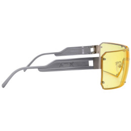 GUNNAR kancelářske/herní brýle CYBERPUNK DEX * STEEL *jantárová skla BLF 65 * GUNNAR focus