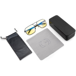 GUNNAR kancelářske/herní brýle NOVATO * ONYX *jantárová skla BLF 65 * GUNNAR focus