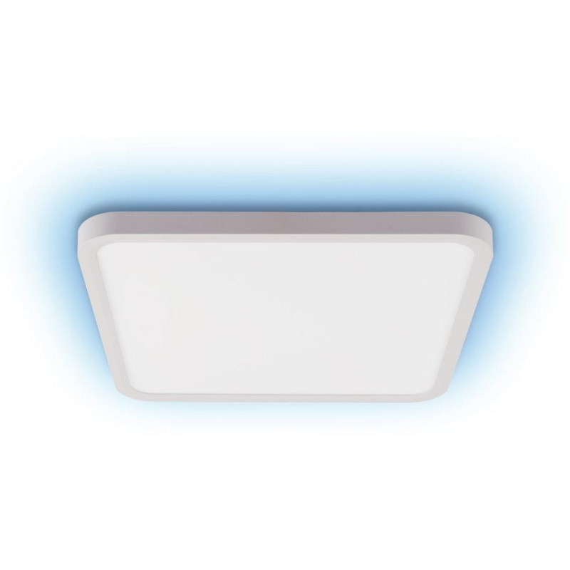 OPRAVENÉ - IMMAX NEO LITE TUDO SMART stropní svítidlo s RGB podsvícením 40x40cm, 50W Wi-Fi bílá, TUYA