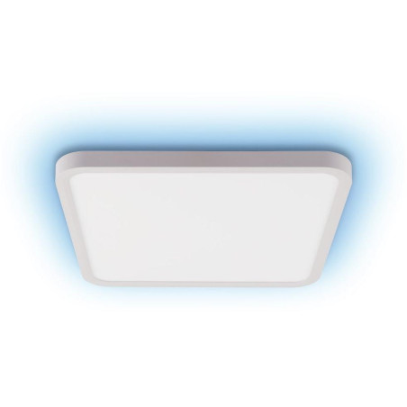 OPRAVENÉ - IMMAX NEO LITE TUDO SMART stropní svítidlo s RGB podsvícením 40x40cm, 50W Wi-Fi bílá, TUYA