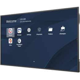 ViewSonic 65" Prezentační Display 3840*2160,500nits,1200:1,8GRAM/32GB,HDMI,USB-A,USB-C,RS232,Speaker16W*2,RJ45*2,Black