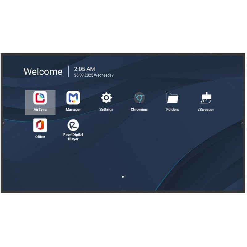 ViewSonic 75" Prezentační Display 3840*2160,500nits,1200:1,8GRAM/32GB,HDMI,USB-A,USB-C,RS232,Speaker16W*2,RJ45*2,Black