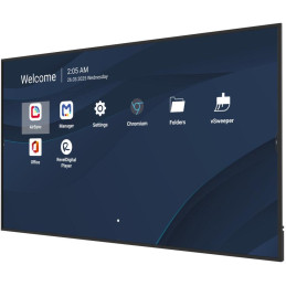 ViewSonic 86"Prezentační Display 3840*2160,500nits,1200:1,8GRAM/32GBHDMI,USB-A,USB-C,RS232,Speaker16W*2,RJ45*2,Black