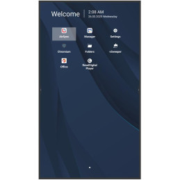 ViewSonic 86"Prezentační Display 3840*2160,500nits,1200:1,8GRAM/32GBHDMI,USB-A,USB-C,RS232,Speaker16W*2,RJ45*2,Black