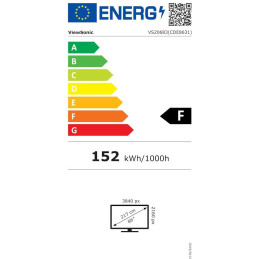 ViewSonic 86"Prezentační Display 3840*2160,500nits,1200:1,8GRAM/32GBHDMI,USB-A,USB-C,RS232,Speaker16W*2,RJ45*2,Black